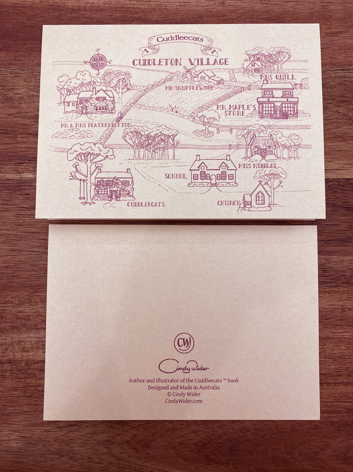 Cuddleton Village Card (pack of 5)